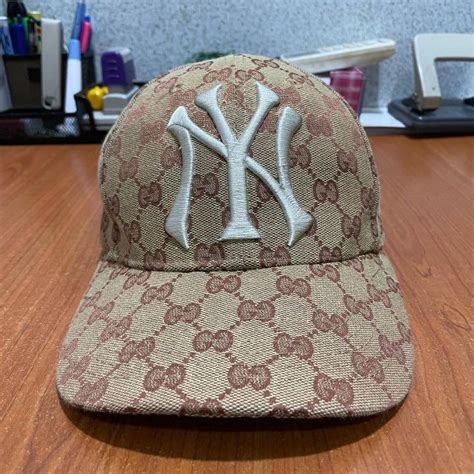 mlb x gucci cap